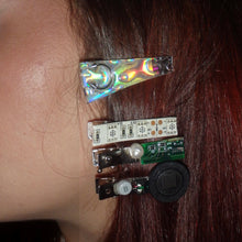 Load image into Gallery viewer, 'Blockchain' Hair slide set