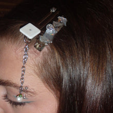 Load image into Gallery viewer, 'Deepfake' Hair slide and charm set