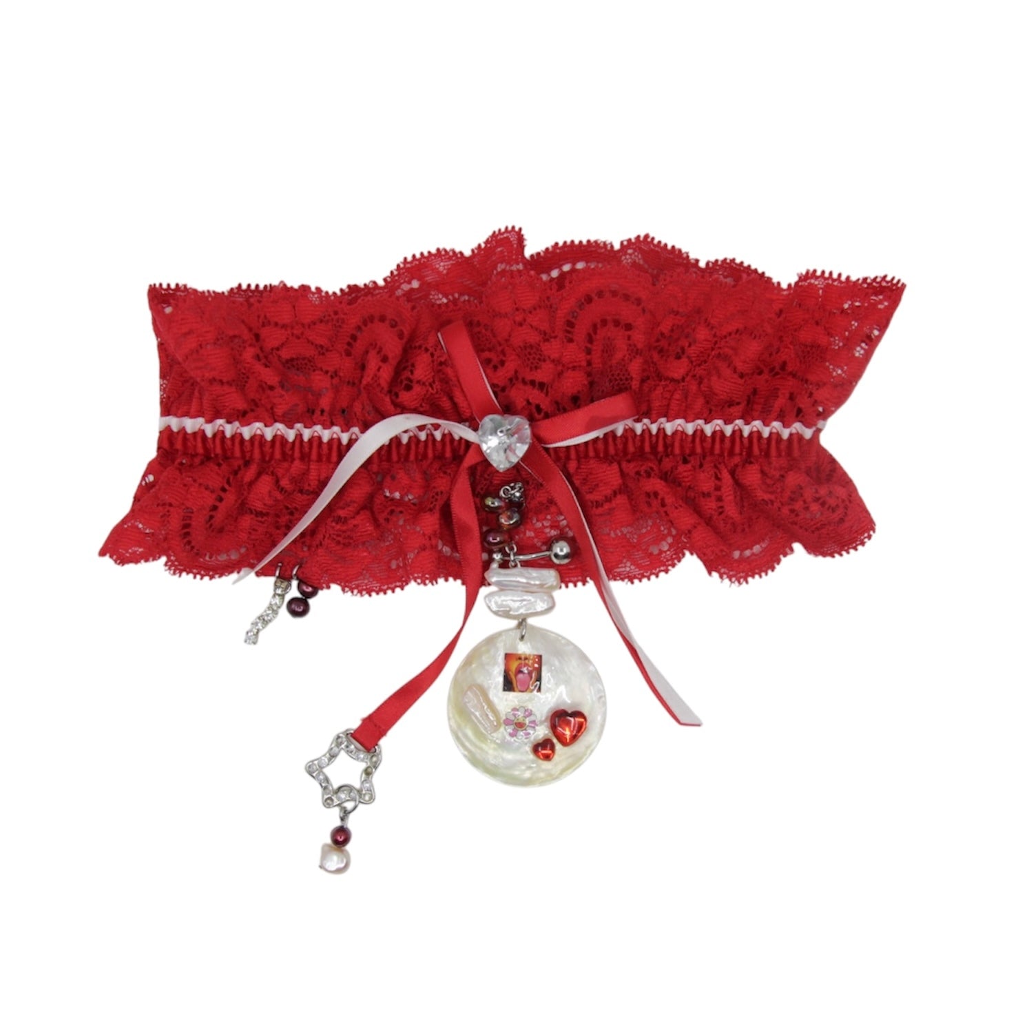 Vermillion garter Jewelz by Mealz Vermillion garter Jewelz by Mealz