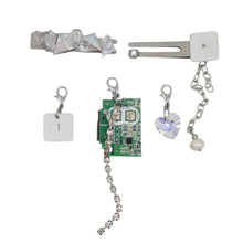 Load image into Gallery viewer, 'Deepfake' Hair slide and charm set