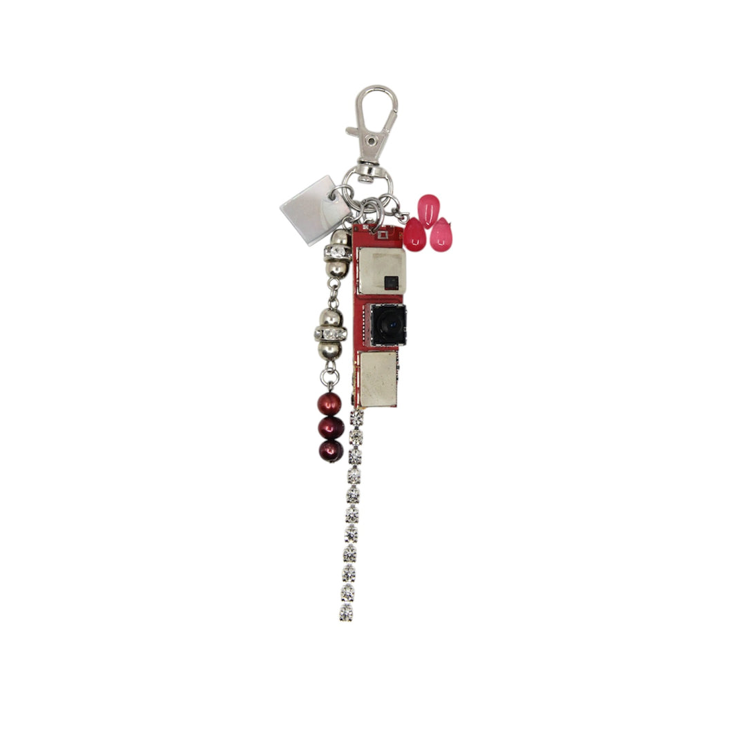 Malware keychain / bag charm