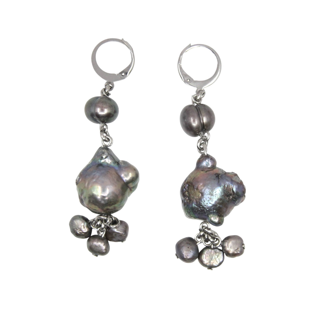 Petroleum earrings